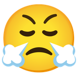 Face with Steam from Nose - Noto (Google)