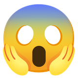 Face Screaming in Fear - Noto (Google)