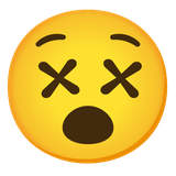 Face with Crossed-out Eyes - Noto (Google)