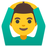 Man Gesturing OK - Noto (Google)