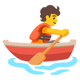 Person Rowing Boat - Noto (Google)
