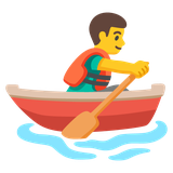 Man Rowing Boat - Noto (Google)
