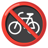 No Bicycles - Noto (Google)