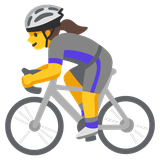 Woman Biking - Noto (Google)