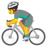 Man Biking - Noto (Google)