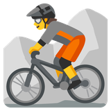 Mountain Bicyclist - Noto (Google)