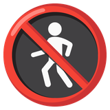 No Pedestrians - Noto (Google)