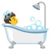 Person Taking Bath - Noto (Google)