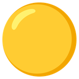Yellow Circle - Noto (Google)