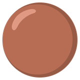 Brown Circle - Noto (Google)