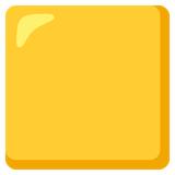 Large Yellow Square - Noto (Google)