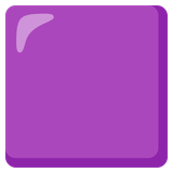 Large Purple Square - Noto (Google)