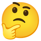 Thinking Face - Noto (Google)
