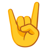 Sign of the Horns - Noto (Google)