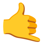 Call Me Hand (Shaka) - Noto (Google)