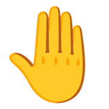 Raised Back of Hand - Noto (Google)