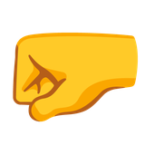 Left-Facing Fist - Noto (Google)