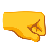 Right-Facing Fist - Noto (Google)