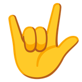 Love-You Gesture - Noto (Google)