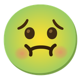 Nauseated Face - Noto (Google)