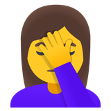 Woman Facepalming - Noto (Google)