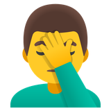 Man Facepalming - Noto (Google)