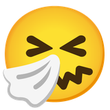 Sneezing Face - Noto (Google)