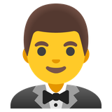 Man in Tuxedo - Noto (Google)