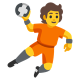 Person Playing Handball - Noto (Google)