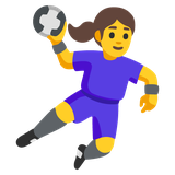 Woman Playing Handball - Noto (Google)