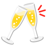Clinking Glasses - Noto (Google)