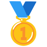 1st Place Medal - Noto (Google)