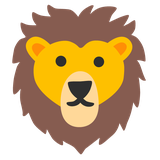 Lion Face - Noto (Google)