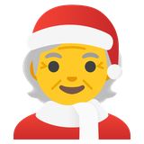 Person with Santa Claus Hat - Noto (Google)