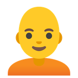 Person: Bald - Noto (Google)