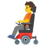 Person in Motorized Wheelchair - Noto (Google)
