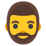 Man: Beard - Noto (Google)