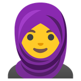 Person with Headscarf - Noto (Google)