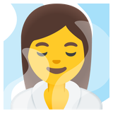 Woman in Steamy Room - Noto (Google)