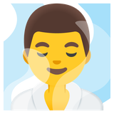 Man in Steamy Room - Noto (Google)