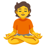 Person in Lotus Position - Noto (Google)