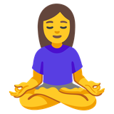 Woman in Lotus Position - Noto (Google)