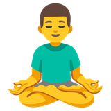 Man in Lotus Position - Noto (Google)