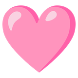 Pink Heart - Noto (Google)