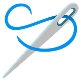 Sewing Needle - Noto (Google)