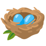 Nest with Eggs - Noto (Google)