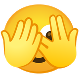 Face with Peeking Eye - Noto (Google)