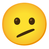 Face with Slanted Mouth - Noto (Google)