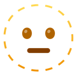 Dotted Line Face - Noto (Google)