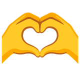 Heart Hands - Noto (Google)